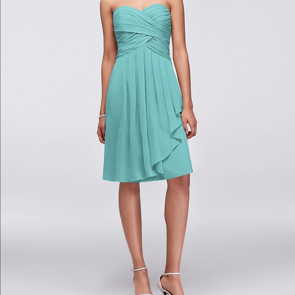 Strapless Chiffon Dress
